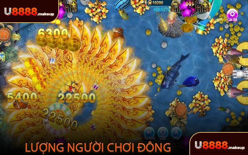 Sảnh bắn cá có lượng người chơi đông nhất